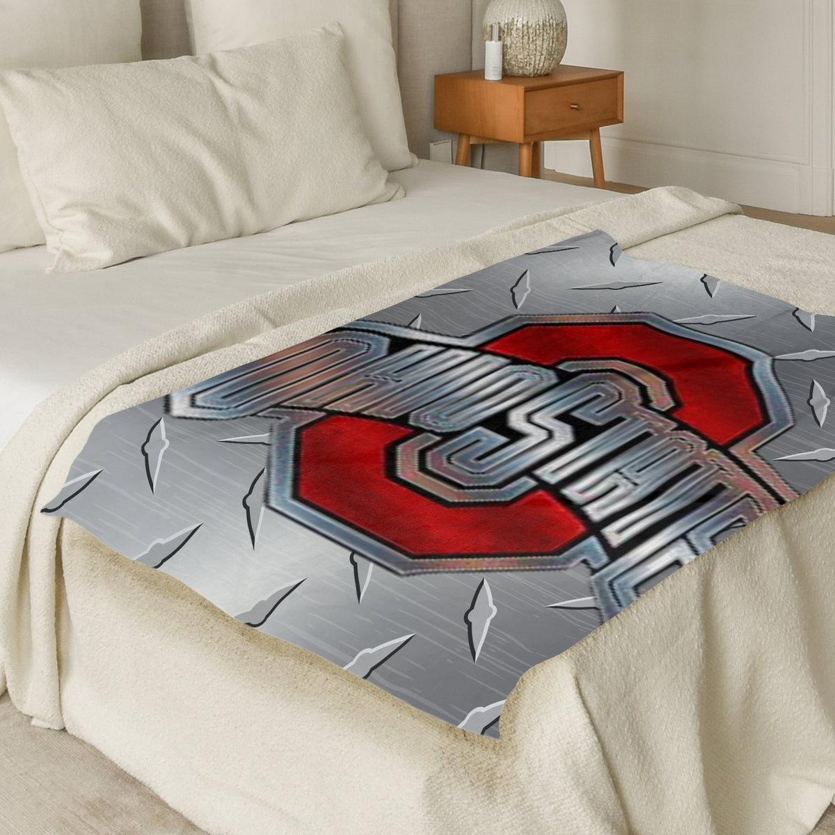 Ohio State Buckeyes Big O Metal Blanket – gift idea