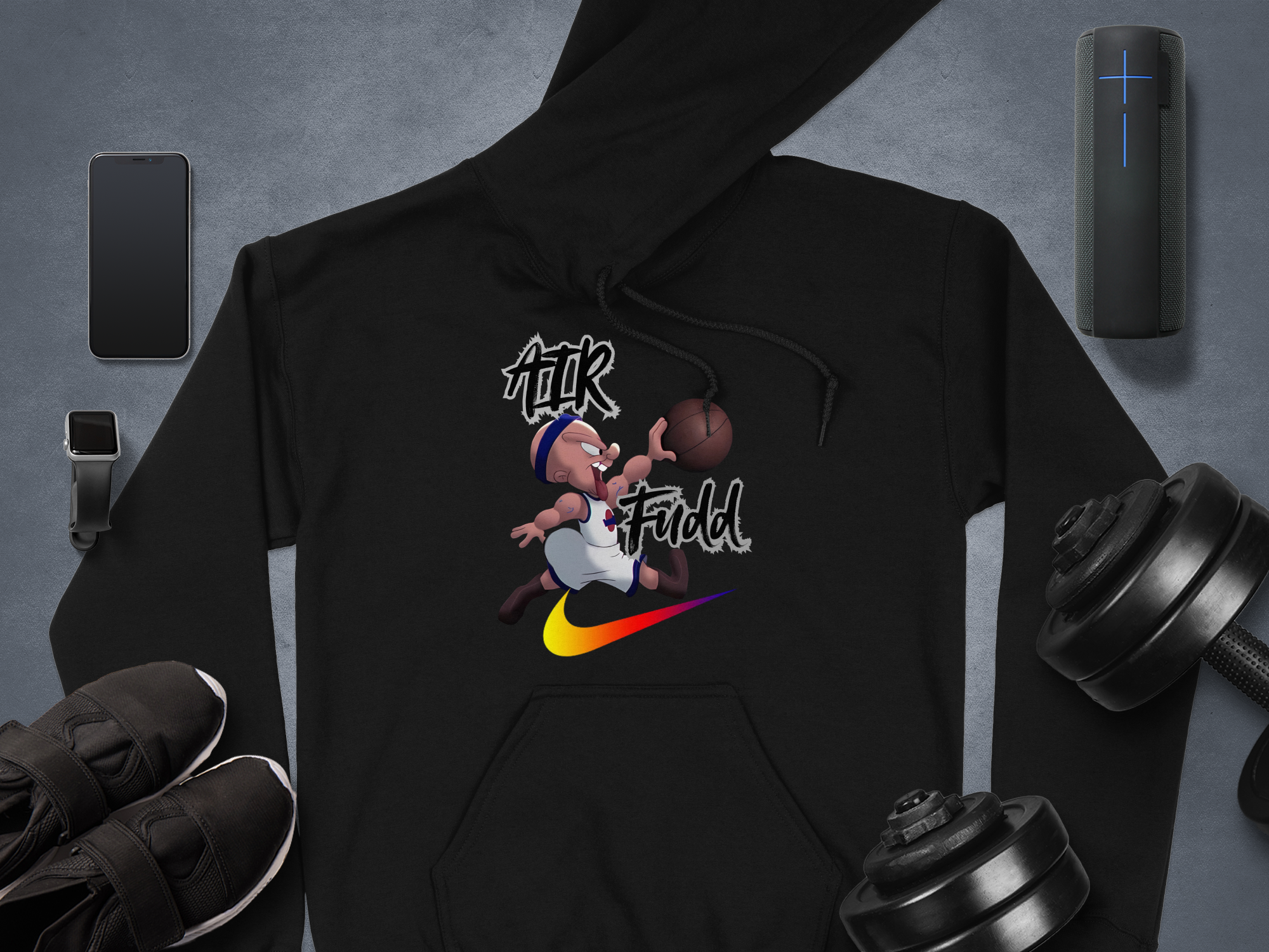 Action Packed Hoodie Featuring Dynamic Dunker product type