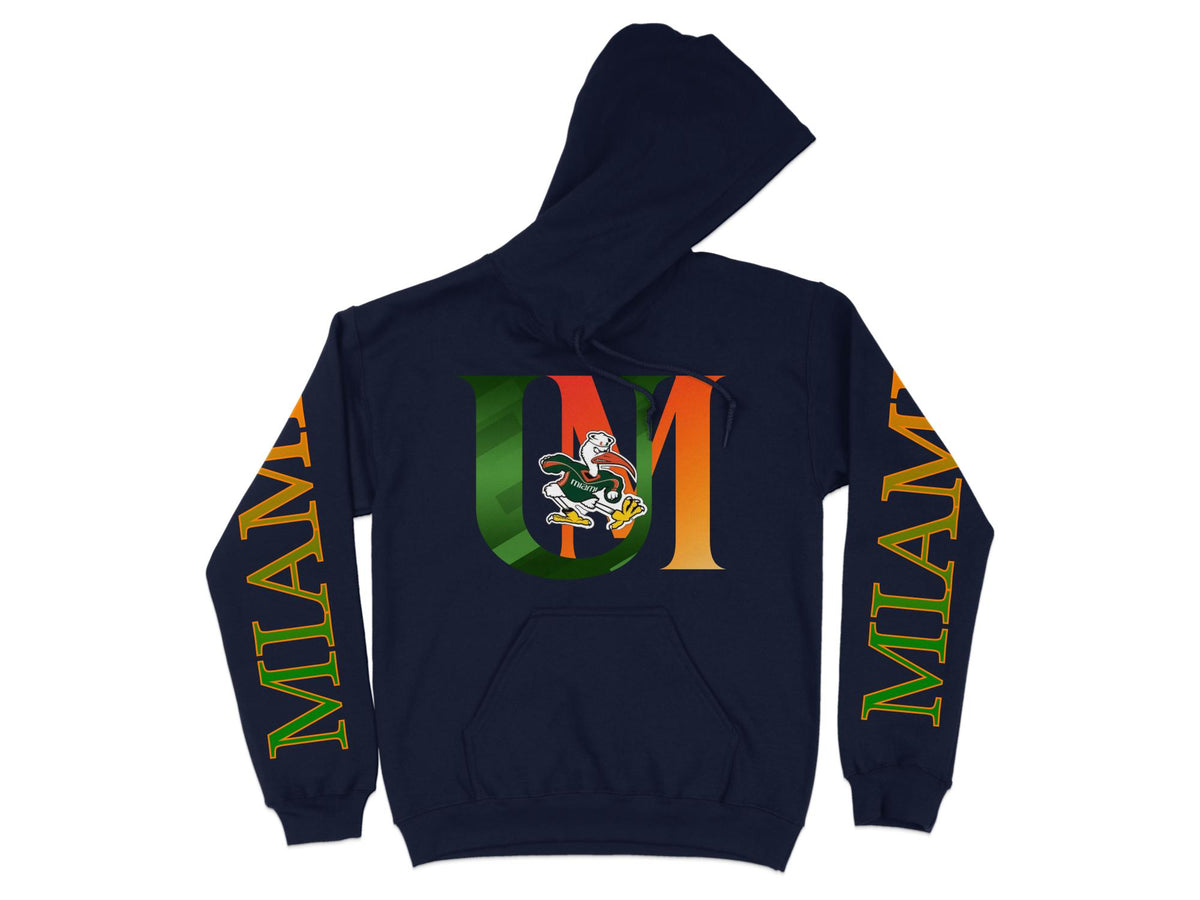 Miami Hurricanes UM Ibis Hoodie – front view