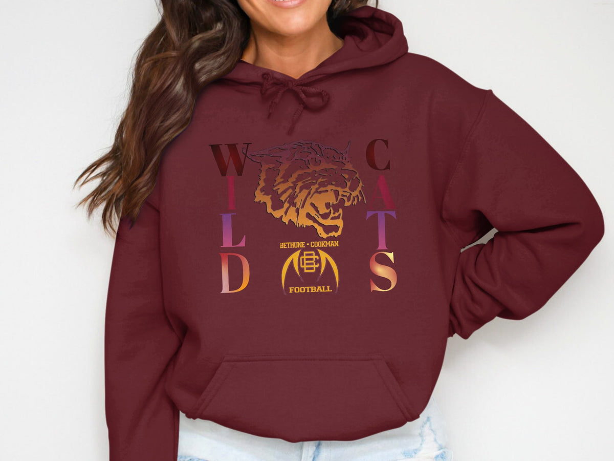 Bethune-Cookman Wildcats Roaring Wildcat Hoodie – campus style