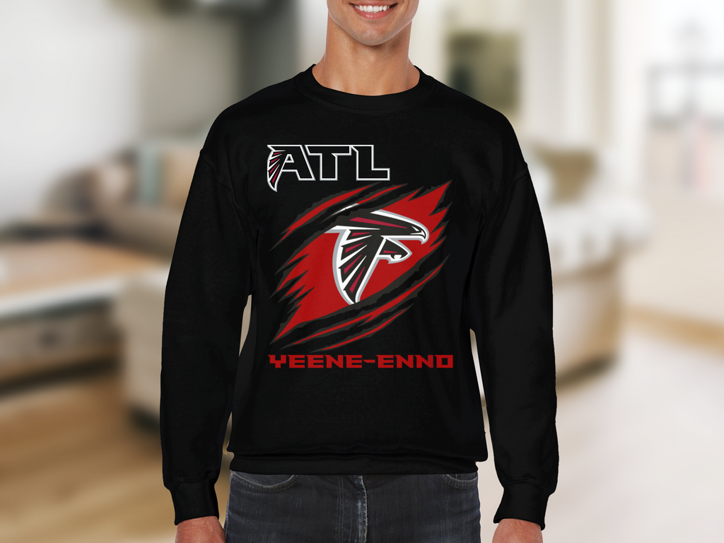 ATL Sports Team Graphic Crewneck Sweatshirt