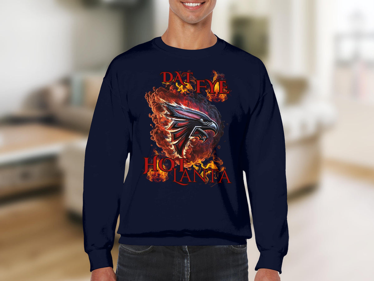 Dat Fye Hotlanta Flaming Bird Graphic Product