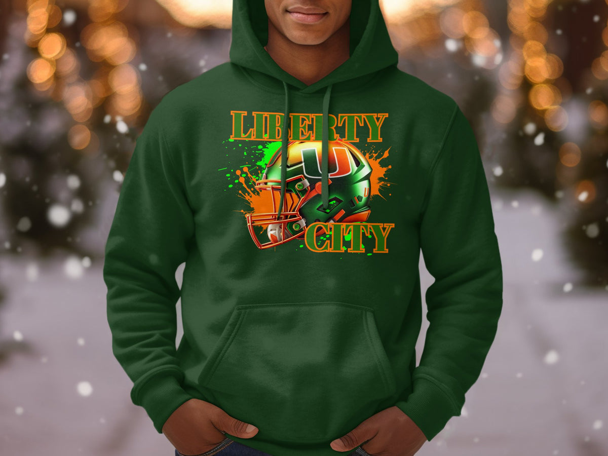 Miami Hurricanes Liberty City Helmet Hoodie – campus style
