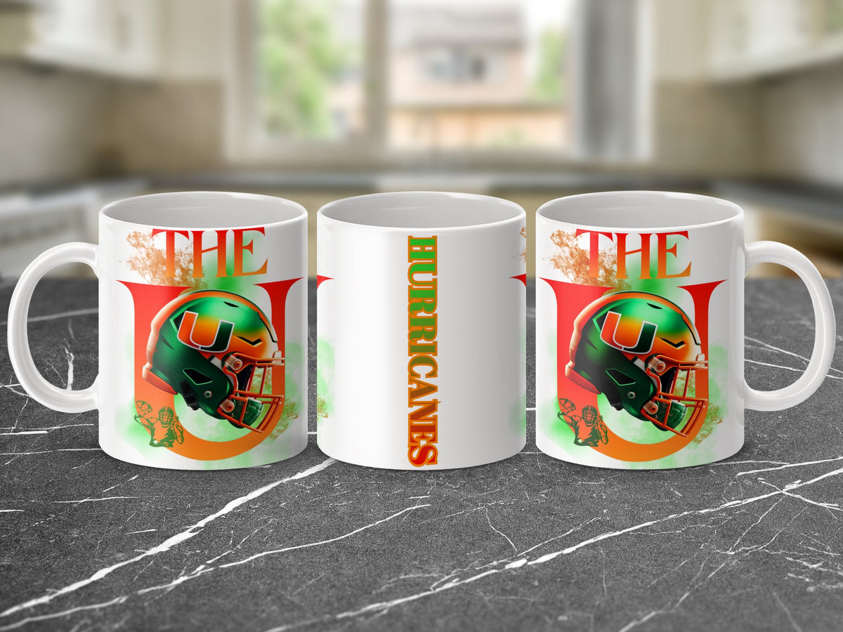 Miami Hurricanes The U Helmet Collector Mug – coffee mug gift