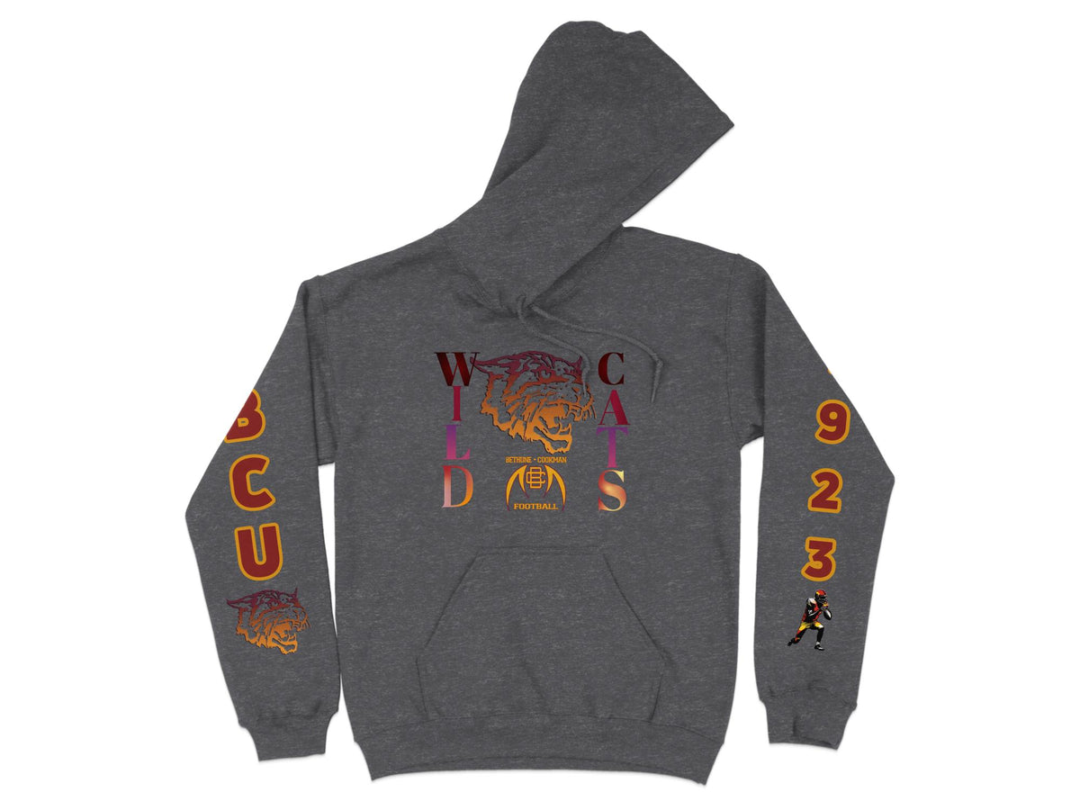 Bethune-Cookman Wildcats Roaring Wildcat Hoodie – mockup