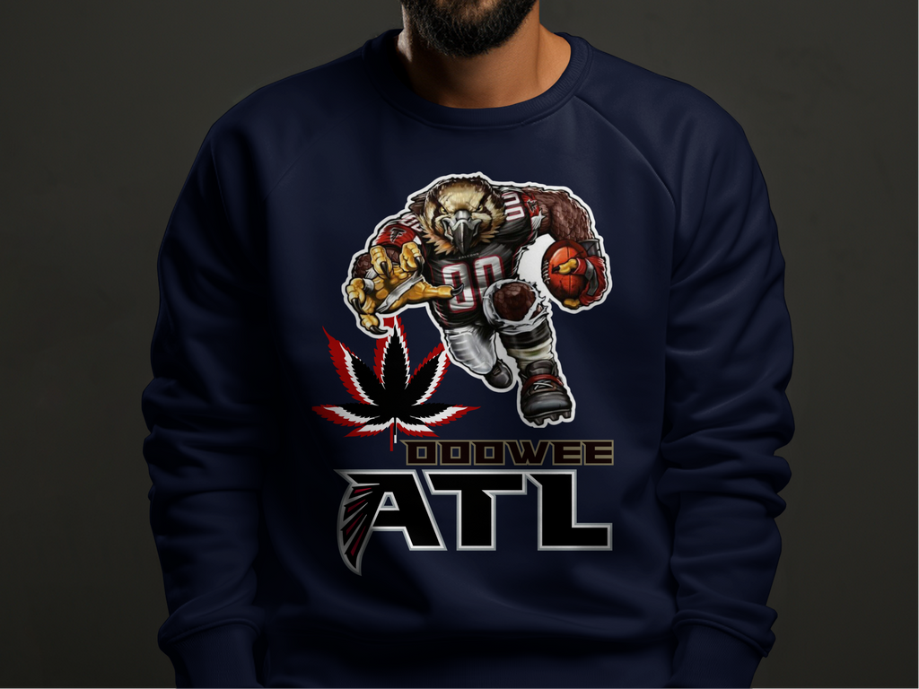Fierce ATL Football Graphic Crewneck Sweatshirt