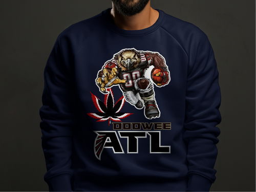 Fierce ATL Football Graphic Crewneck Sweatshirt