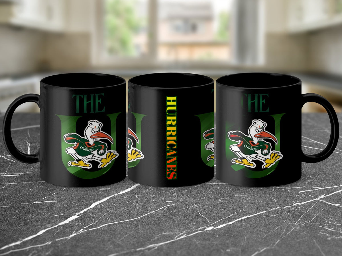 Miami Hurricanes The U Ibis Mug – game day mug