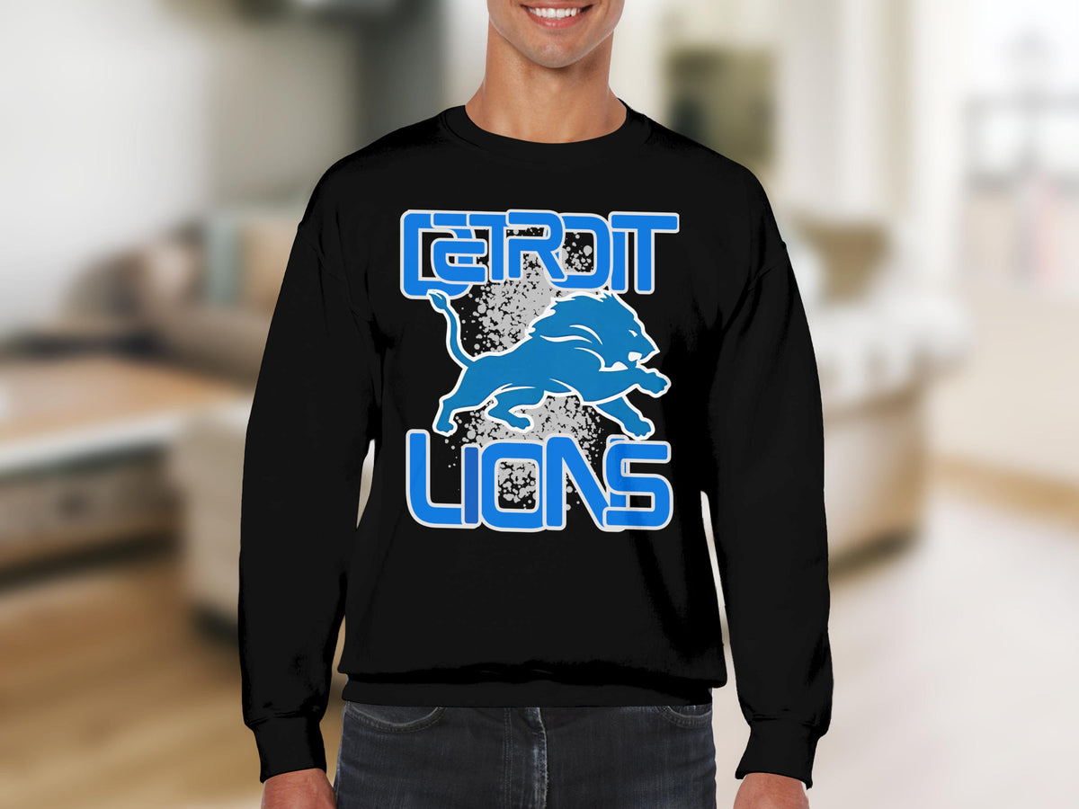 Detroit Lions Logo Crewneck Sweatshirt