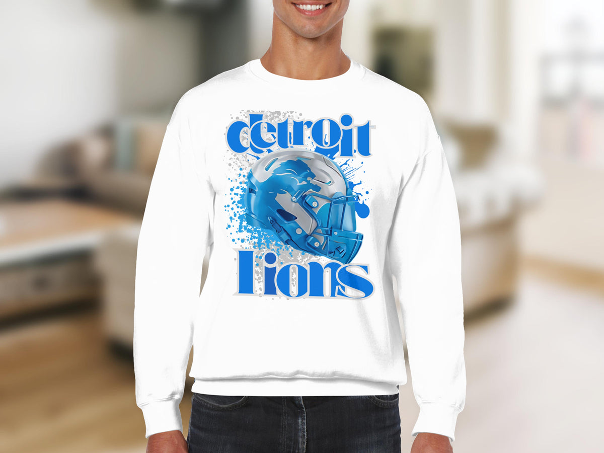 Detroit Lions Football Graphic Sweatshirt
