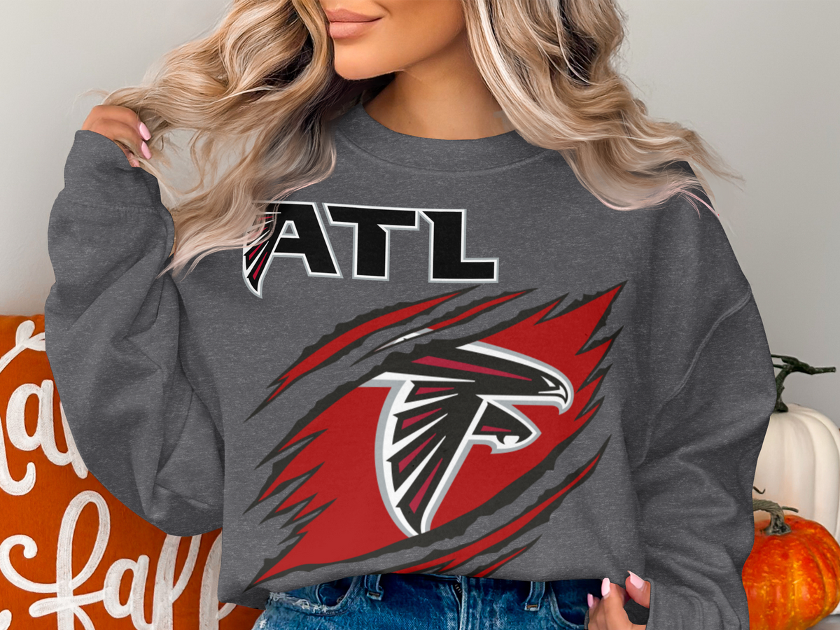 ATL Football Fan Graphic Long Sleeve Top