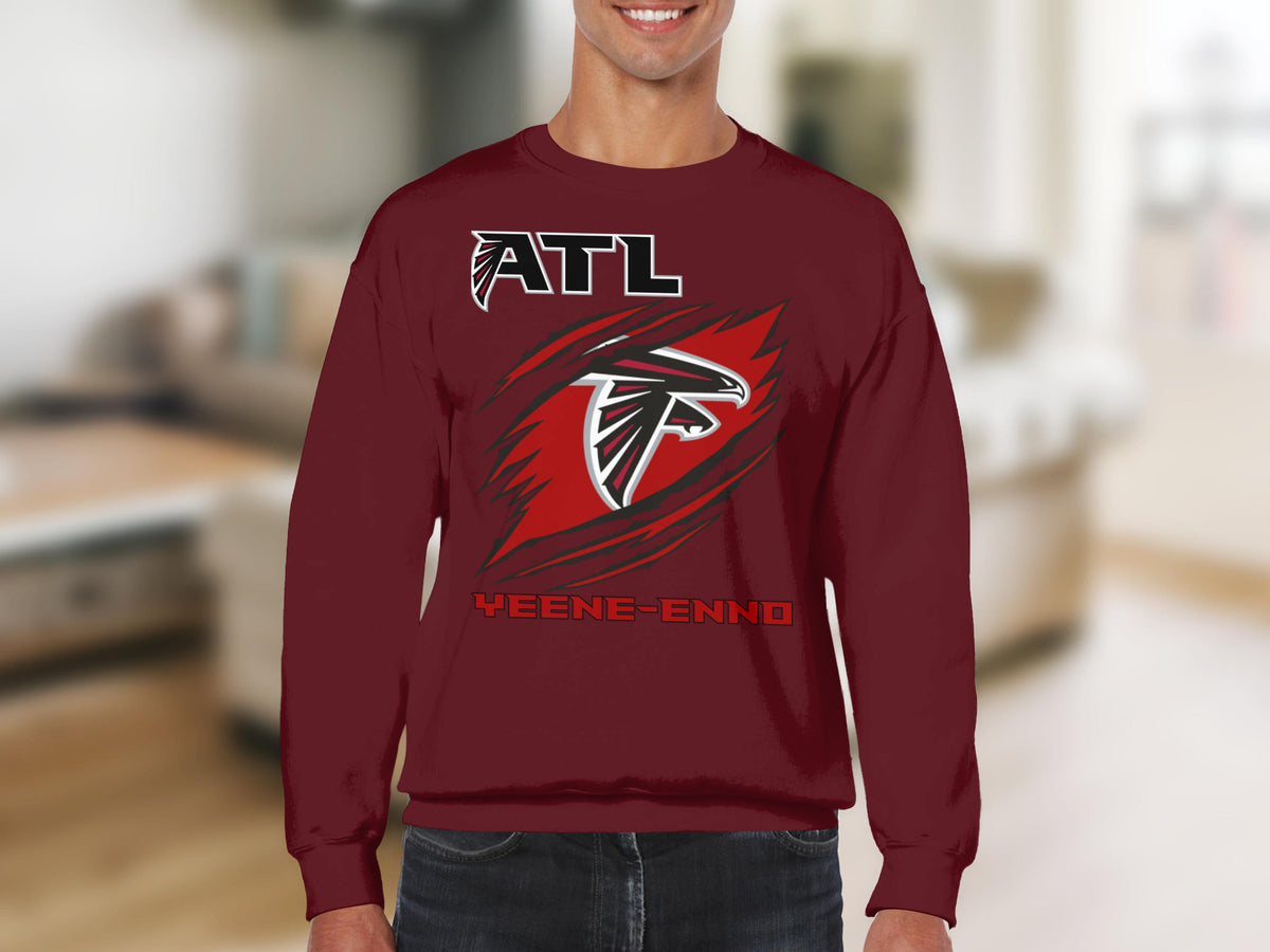 ATL Graphic Design Sports Team Red Sweatshirt