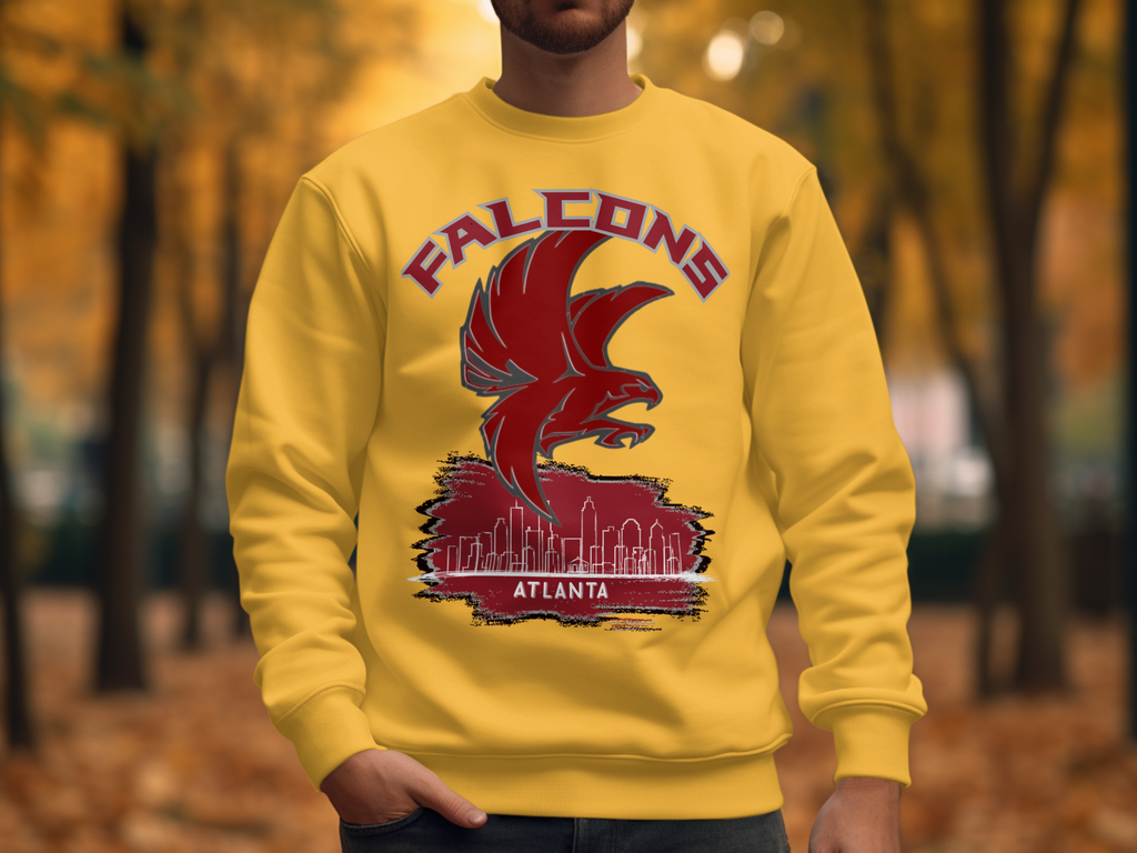 Falcons Atlanta Yellow Sweatshirt Product